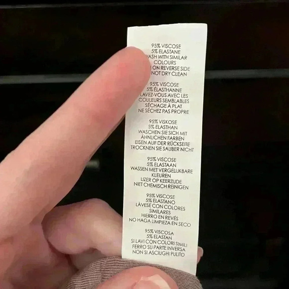 NWT Boohoo tan lightweight tie neck cropped halter top cut outs size large - Picture 9 of 9